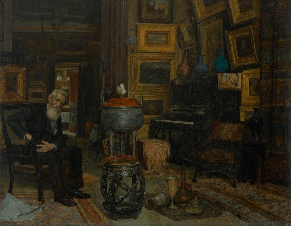 Louis Charles Moeller comparable auction result: louis charles moeller 1855 1930 another investment oil on panel8 x 10 i