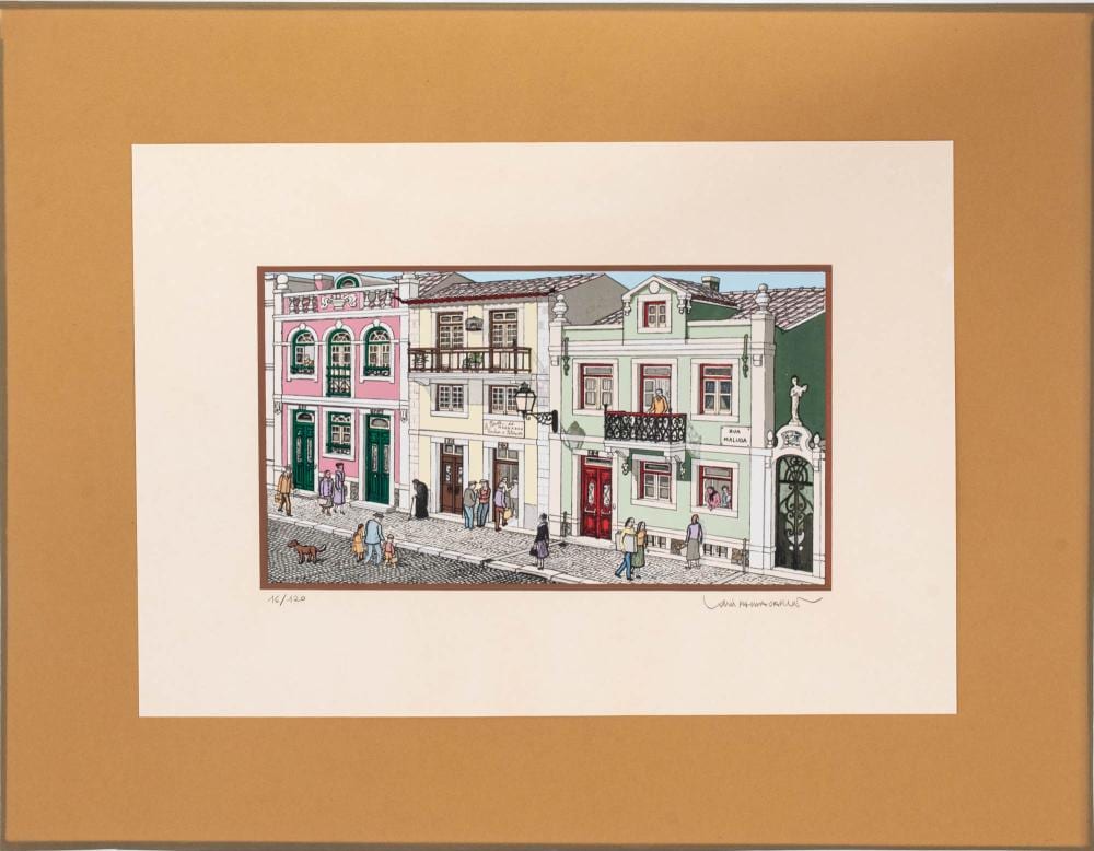 rui palma carlos rua maluda serigrafia sobre papel dim aprox 21 x 35 cm · Palácio do Correio Velho · 2026-01-12 Rui Palma Carlos comparable auction result: rui palma carlos rua maluda serigrafia sobre papel dim aprox 21 x 35 cm