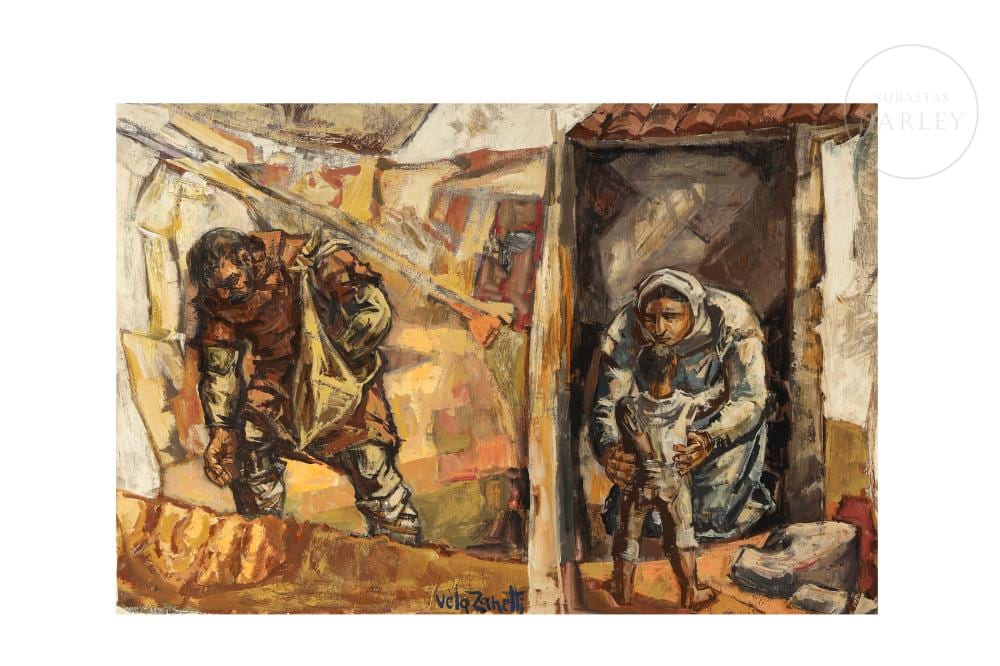 jos vela zanetti 1913 1999 the return home · Subastas Darley · 2025-12-30 José Vela Zanetti comparable auction result: jos vela zanetti 1913 1999 the return home