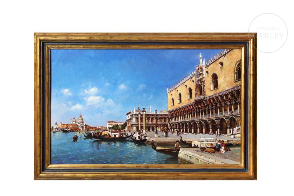Antonio Medina Serrano comparable auction result: antonio medina serrano 1944 venetian view