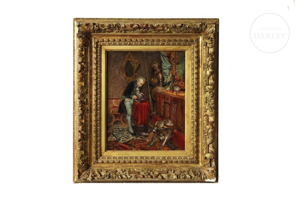 Ignacio de León y Escosura comparable auction result: ignacio de le n y escosura 1834 1901 the restorer 1869