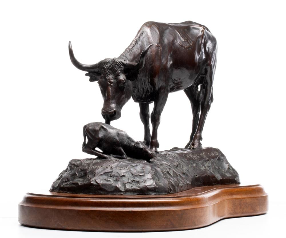 ted long 1932 2007 western motif bronze sculpture · Soulis Auctions · 2025-12-29 Ted Long comparable auction result: ted long 1932 2007 western motif bronze sculpture