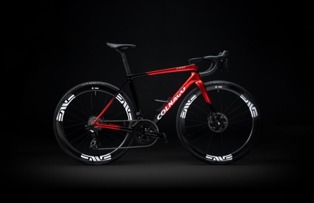 Colnago C68 Rossa No. 1/80 Joāo Almeida’s Presentation Bike for La Vuelta 2025 sold by Sotheby's, lot 502 — auction record photograph