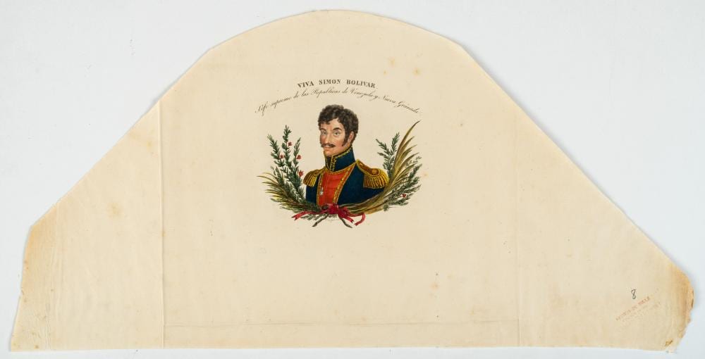 Abanico de Simón Bolívar comparable sale