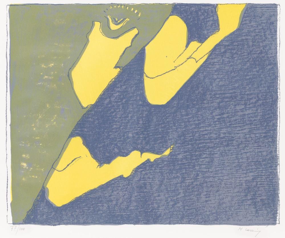 Maria Lassnig comparable auction result: maria lassnig tag nachtgedanken