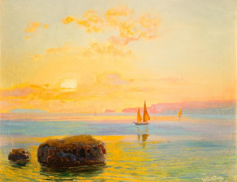 Anton Hlavácek comparable auction result: anton hlavacek gardasee