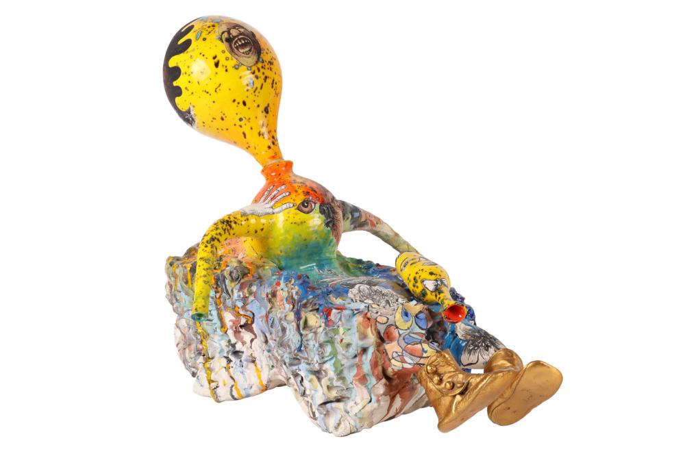 Michael Lucero comparable auction result: michael lucero b 1953 abstract ceramic sculpture