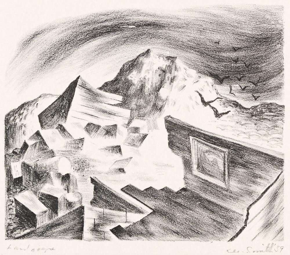 Hughie Lee-Smith comparable auction result: hughie lee smith landscape 1939