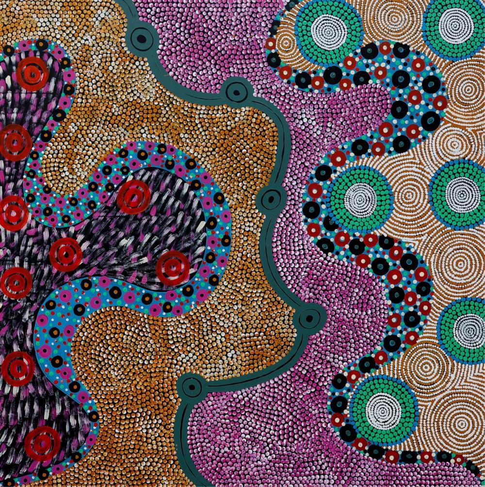 lelita morton napanangka my mother s country acrylic on linen 120cm x 119cm · Ozbid Auctions · 2026-01-02 Lelita Morton comparable auction result: lelita morton napanangka my mother s country acrylic on linen 120cm x 119cm