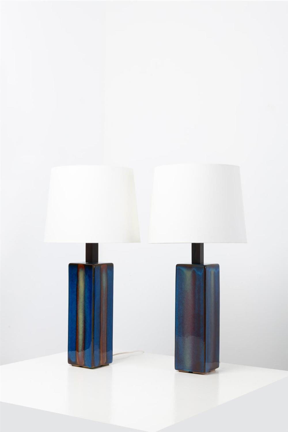 Einer Johansen comparable auction result: einar johansen 1905 1992 pair of table lamps