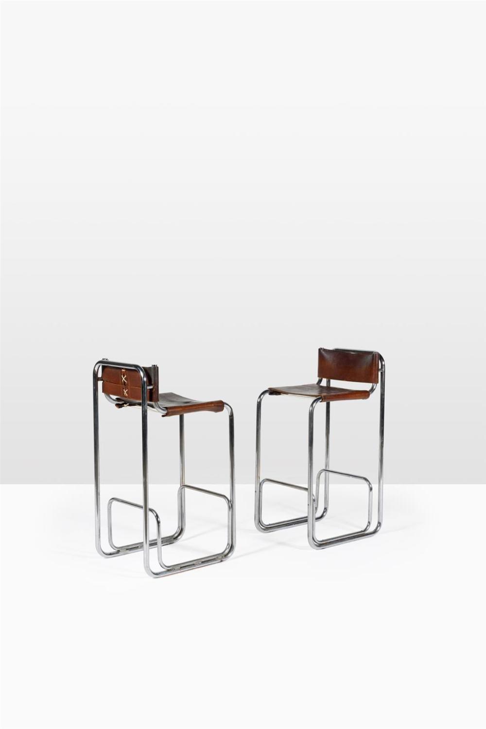 Christophe Gevers comparable auction result: christophe gevers 1928 2007 pair of stools