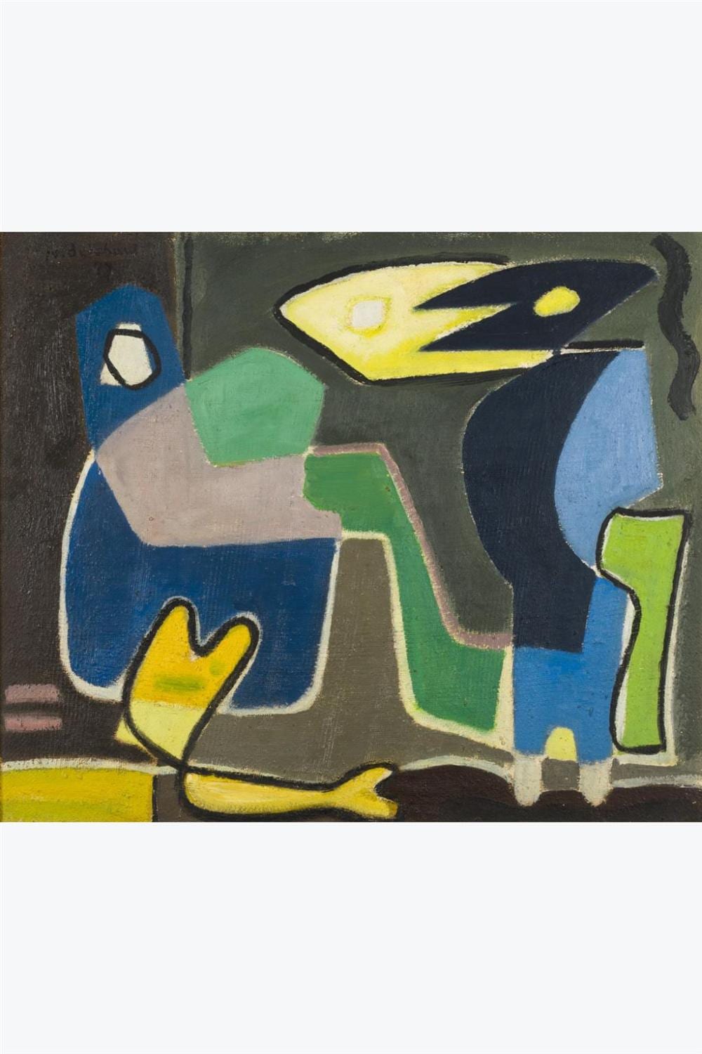Jo Delahaut comparable auction result: jo delahaut 1911 1992 conciliabules 1947