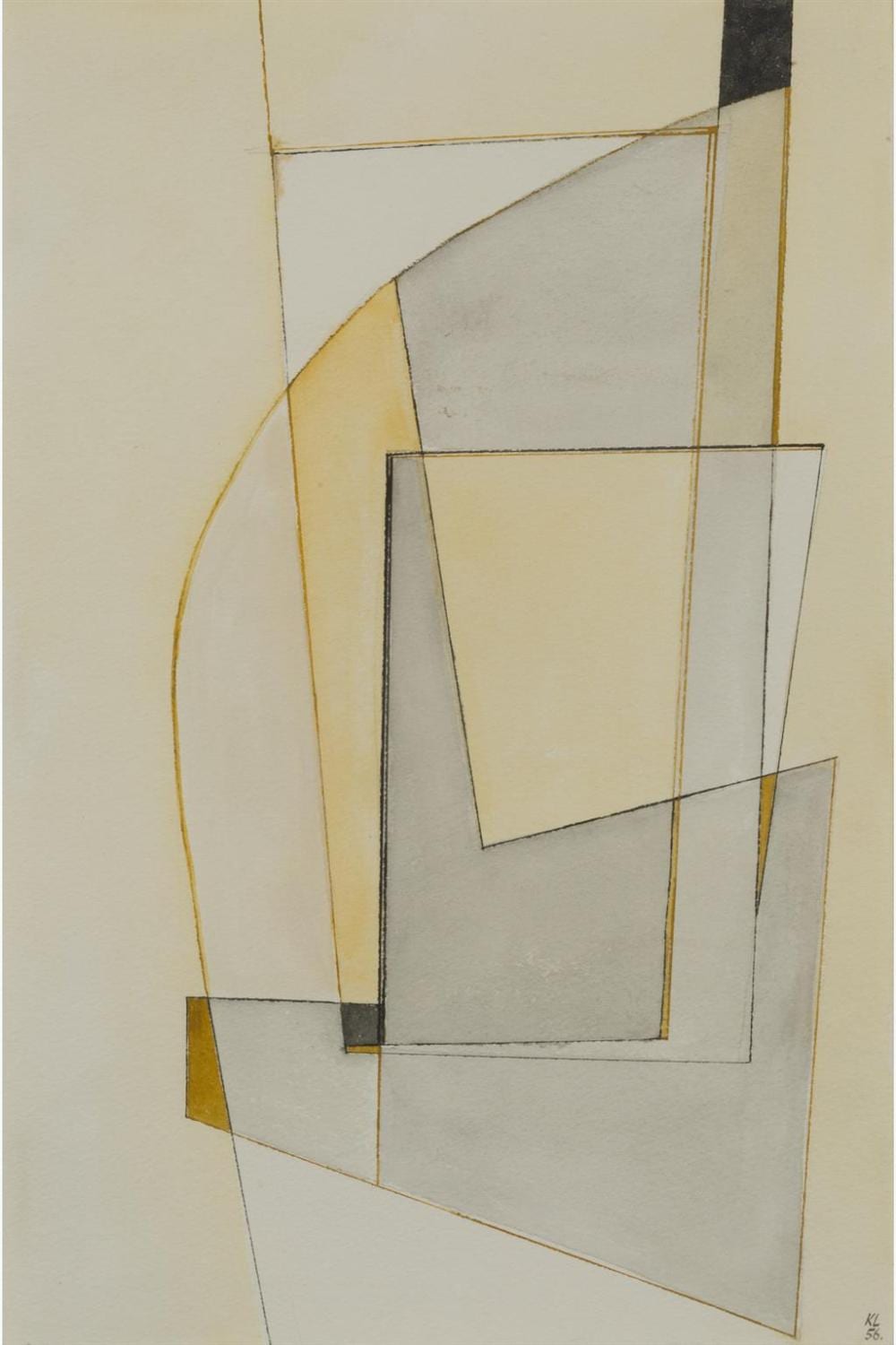 Kurt Lewy comparable auction result: kurt lewy 1898 1963 untitled 1956