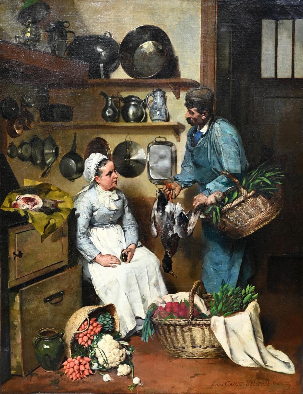 Louis Robert Carrier-Belleuse comparable auction result: louis robert carrier belleuse france 1848 1913