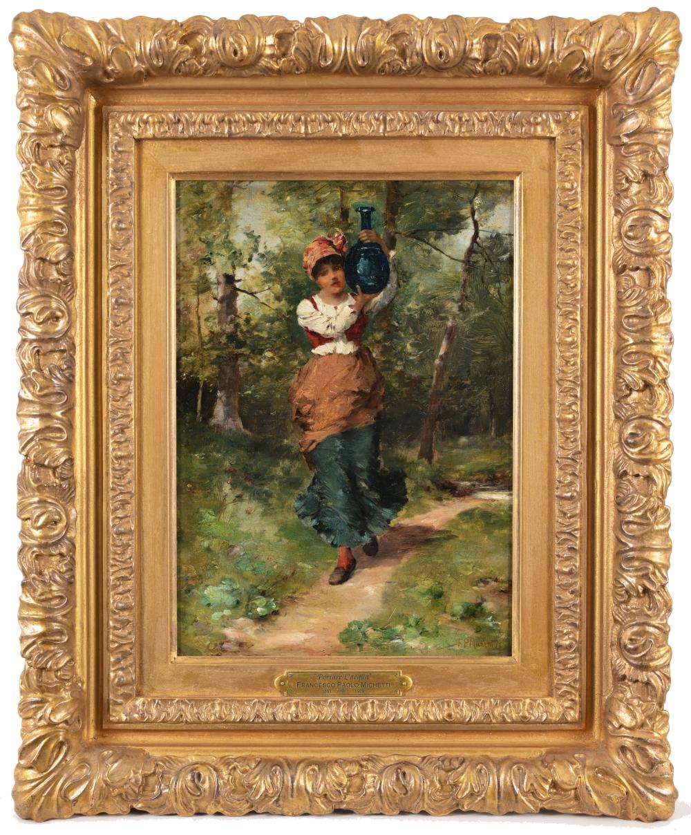Francesco Paolo Michetti comparable auction result: francesco paolo michetti italian 1851 1929