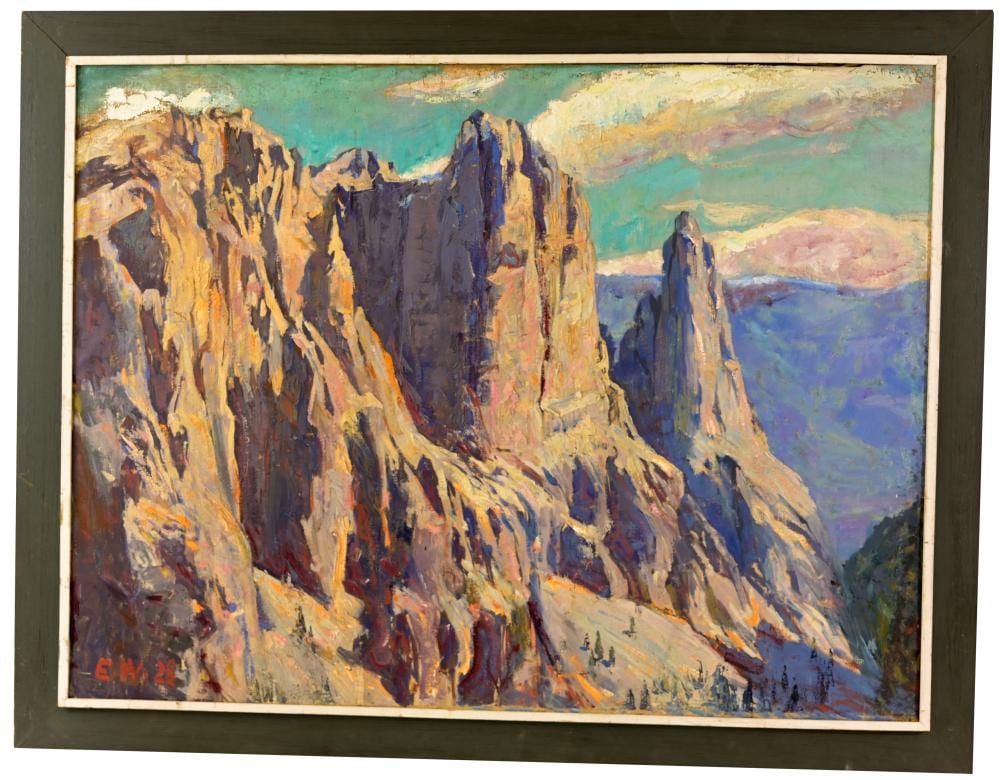 Elmer Wachtel comparable auction result: elmer wachtel ca ny 1864 1929 canyon
