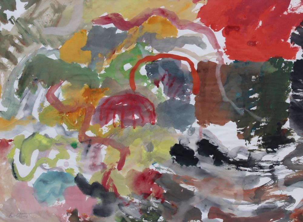 Thomas Koether comparable auction result: thomas koether ny fl b 1940 the red rock