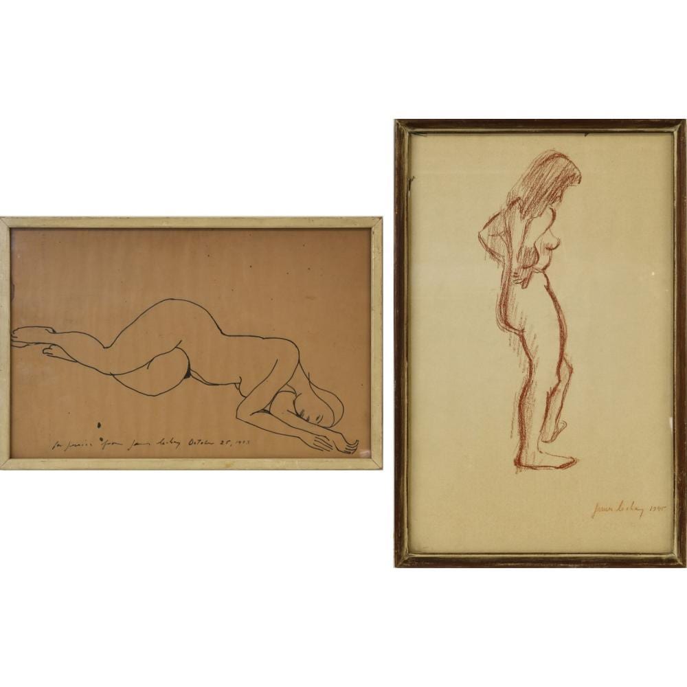 James Lechay comparable auction result: james lechay american 1907 2001 2 works