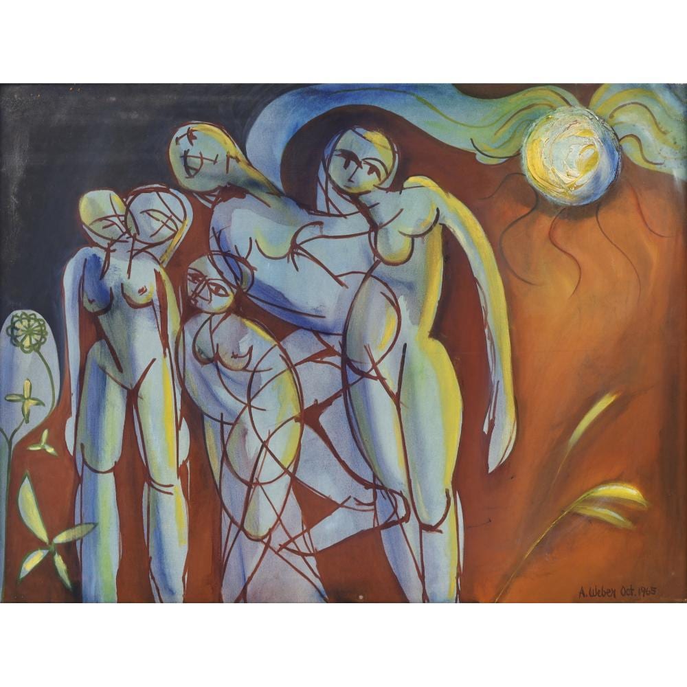 Arnold Weber comparable auction result: arnold weber american 1921 2010
