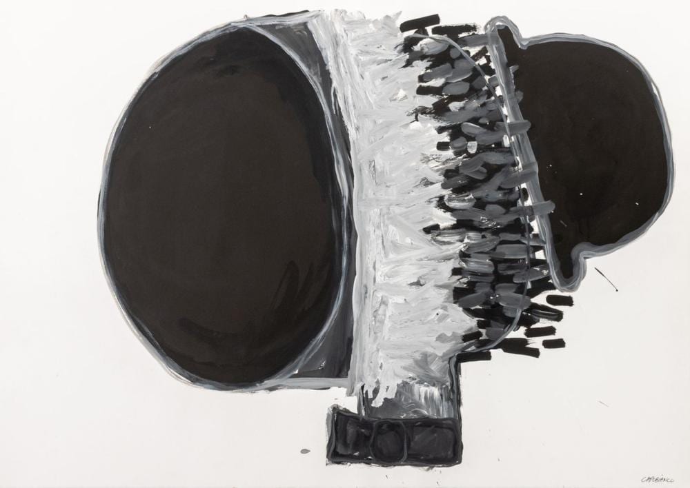 Domenick Capobianco comparable auction result: domenick capobianco splat acrylic on paper