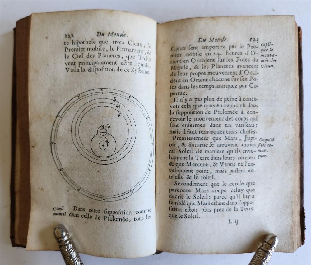 1675 SYSTEM of the WORLD ILLUSTRATED antique cosmologies of Ptolemy & Copernicus sold by ZevAntiques, lot 1041 — auction record photograph