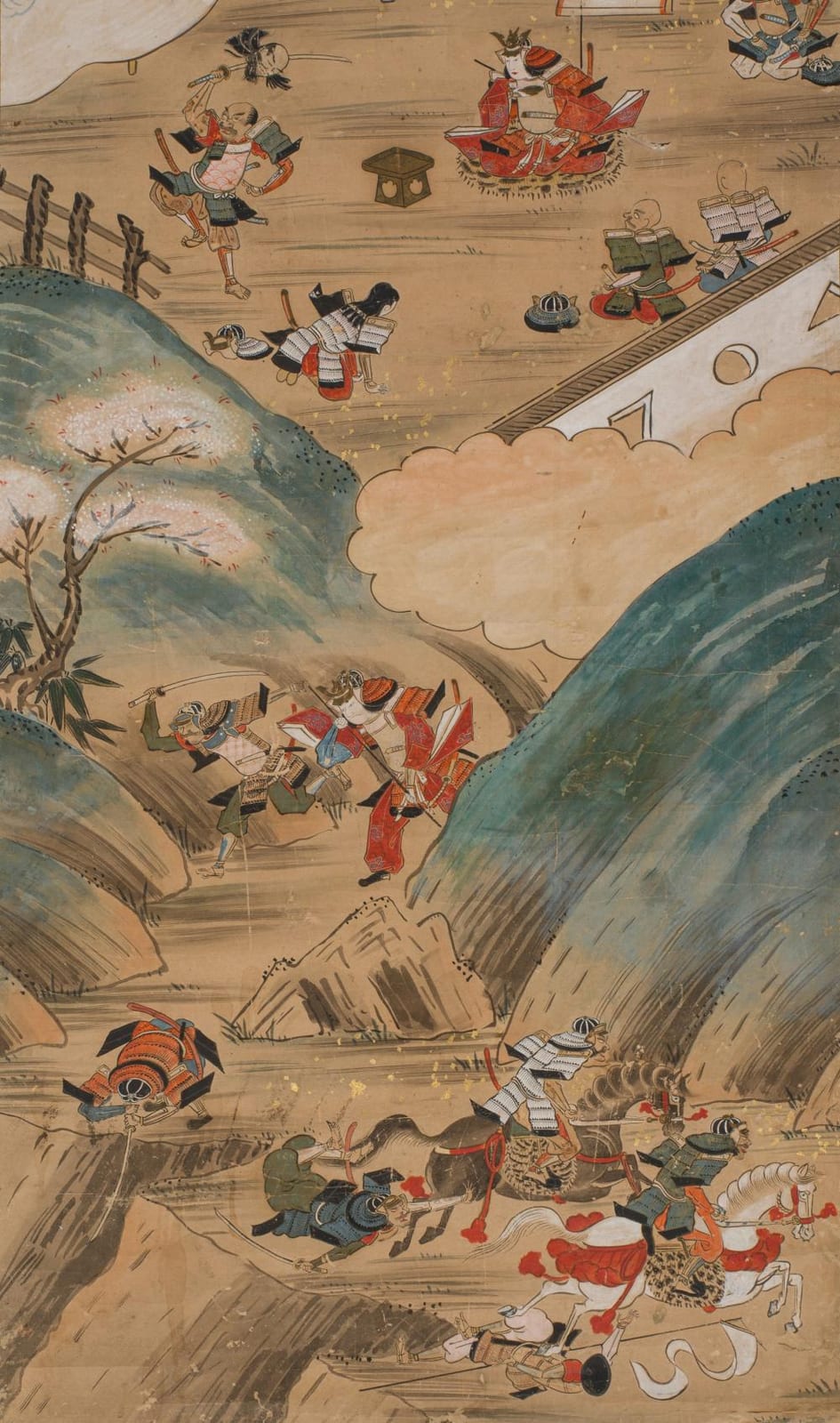 Watanabe Kazan comparable auction result: watanabe kazan 1793 1841 a scroll painting of samurai