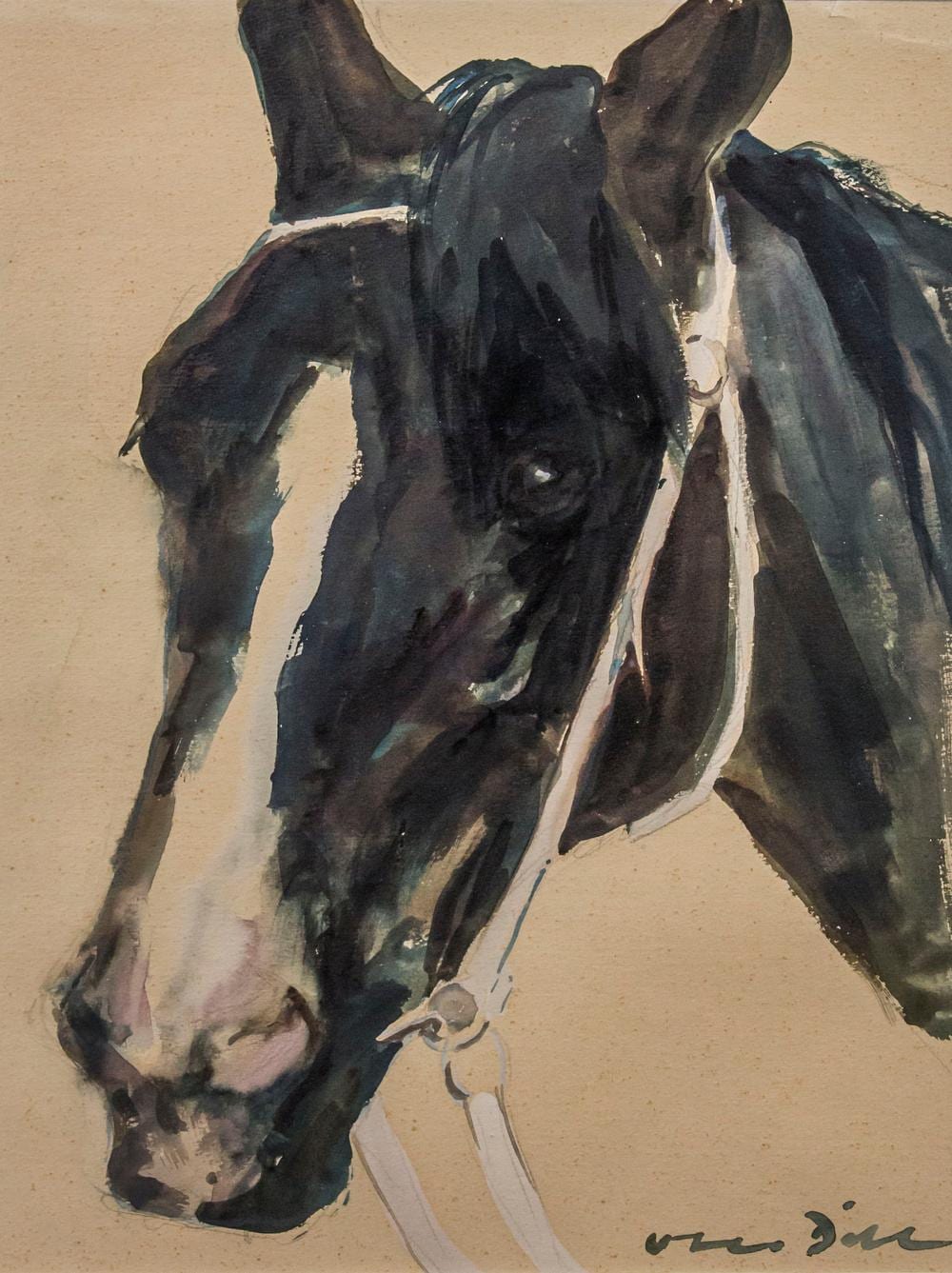 otto dill 1884 1957 pferdekopf a horse head · Auktionshaus Schwab · 2026-01-17 Otto Dill comparable auction result: otto dill 1884 1957 pferdekopf a horse head