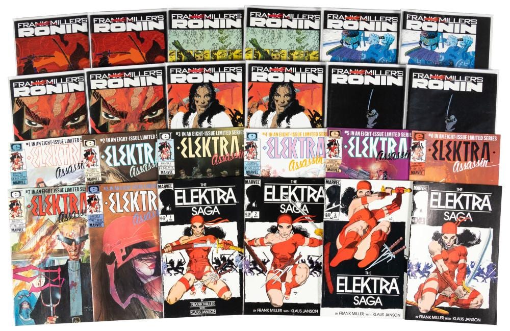 Frank Miller comparable auction result: frank miller creepy eerie heavy metal and more lot of 98 comics mags