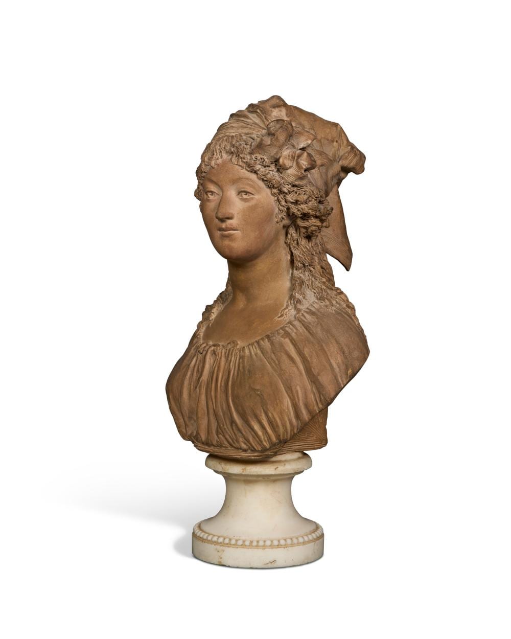 Joseph-Charles Marin comparable auction result: joseph charles marin paris 1749 1834 bust of a young woman terracotta1