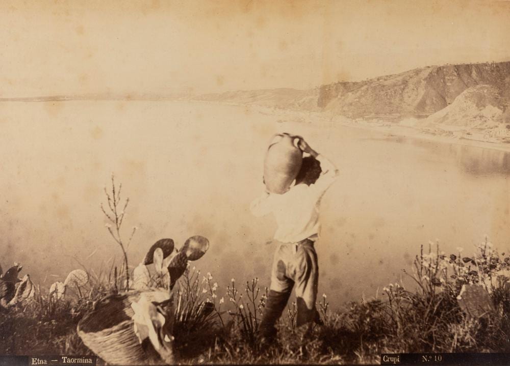 Giovanni Crupi comparable auction result: giovanni crupi 1859 1925 etna taormina 1890s
