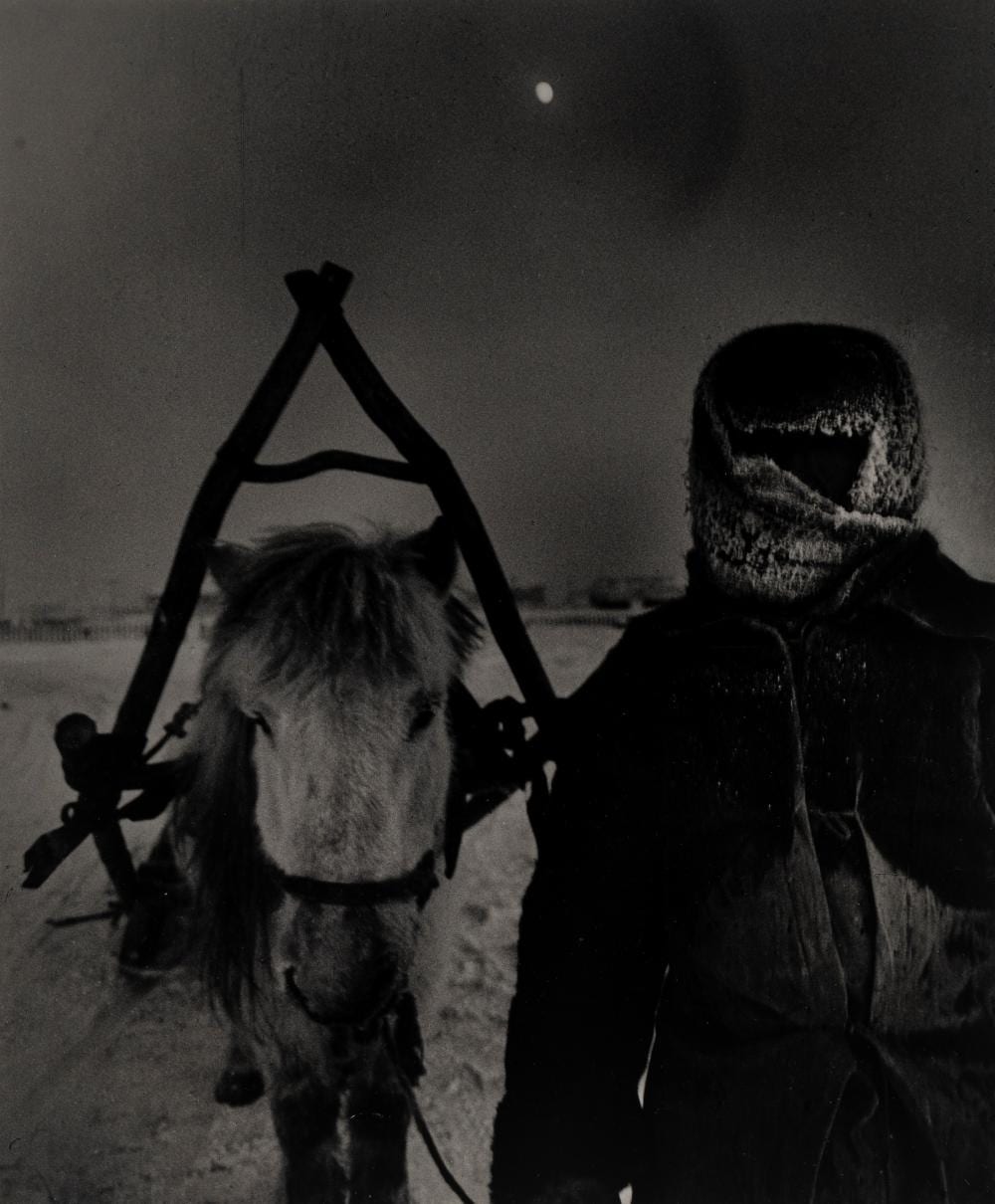 Mario de Biasi comparable auction result: mario de biasi 1923 2013 al chiaro di luna nei dintorni di ojmjakaon 1950s 1960s