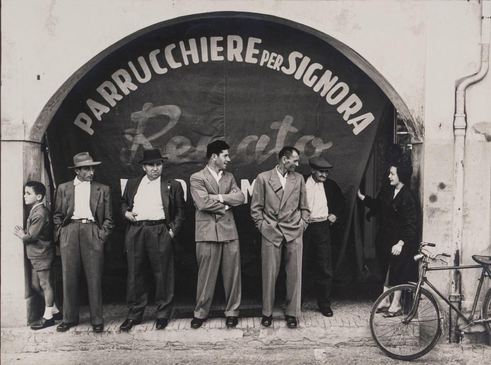 Nino Migliori comparable auction result: nino migliori 1926 gente dell emilia 1950
