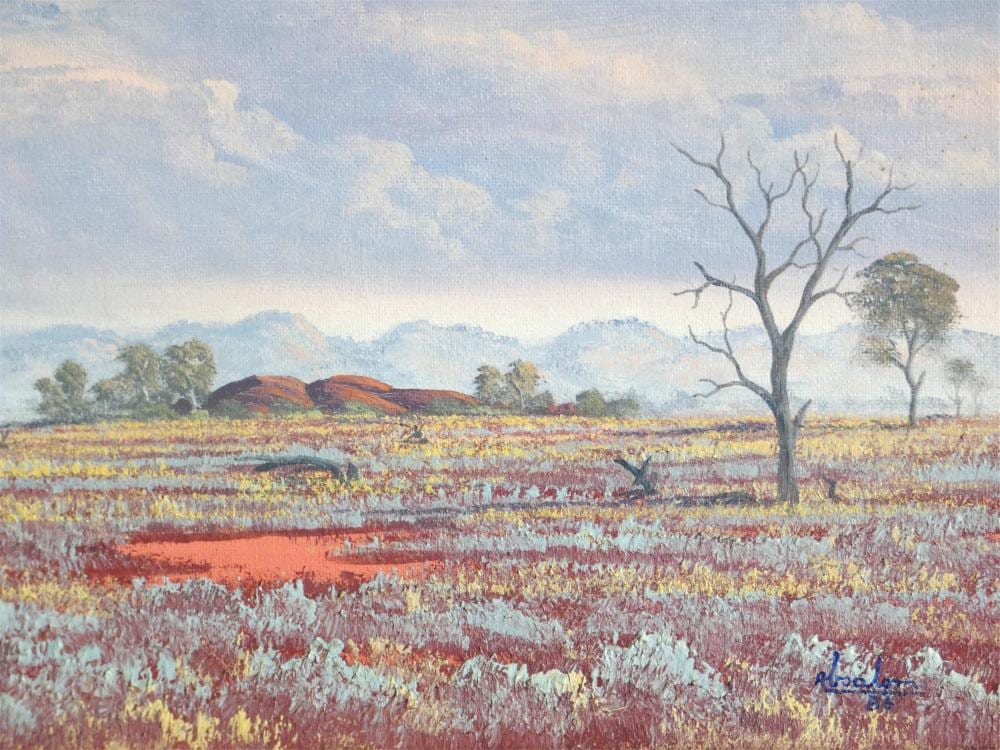 Jack Absalom comparable auction result: jack absalom 1927 2019 original oil on board