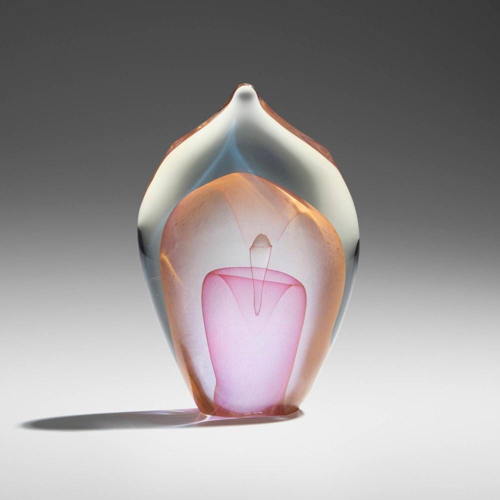 Dominick Labino comparable auction result: dominick labino emergence