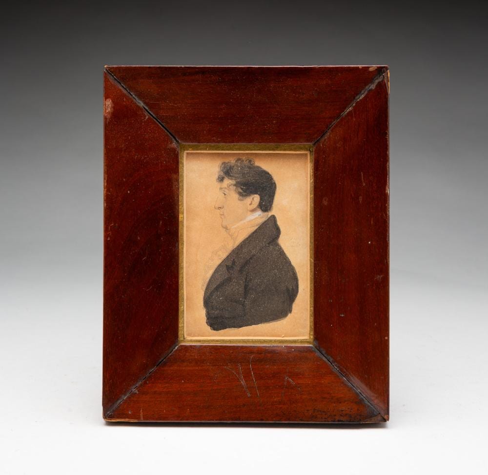 john wesley jarvis english lived and worked in the u s 1780 1839 miniature watercolor portrait of a gentleman dated 1808 · Amelia Jeffers · 2026-01-08 John Wesley Jarvis comparable auction result: john wesley jarvis english lived and worked in the u s 1780 1839 miniature watercolor portrait of a gentleman dated 1808