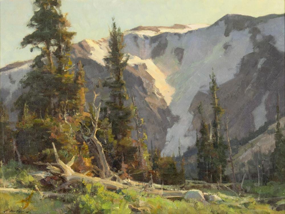 Clyde Aspevig comparable auction result: clyde aspevig b 1951 high country