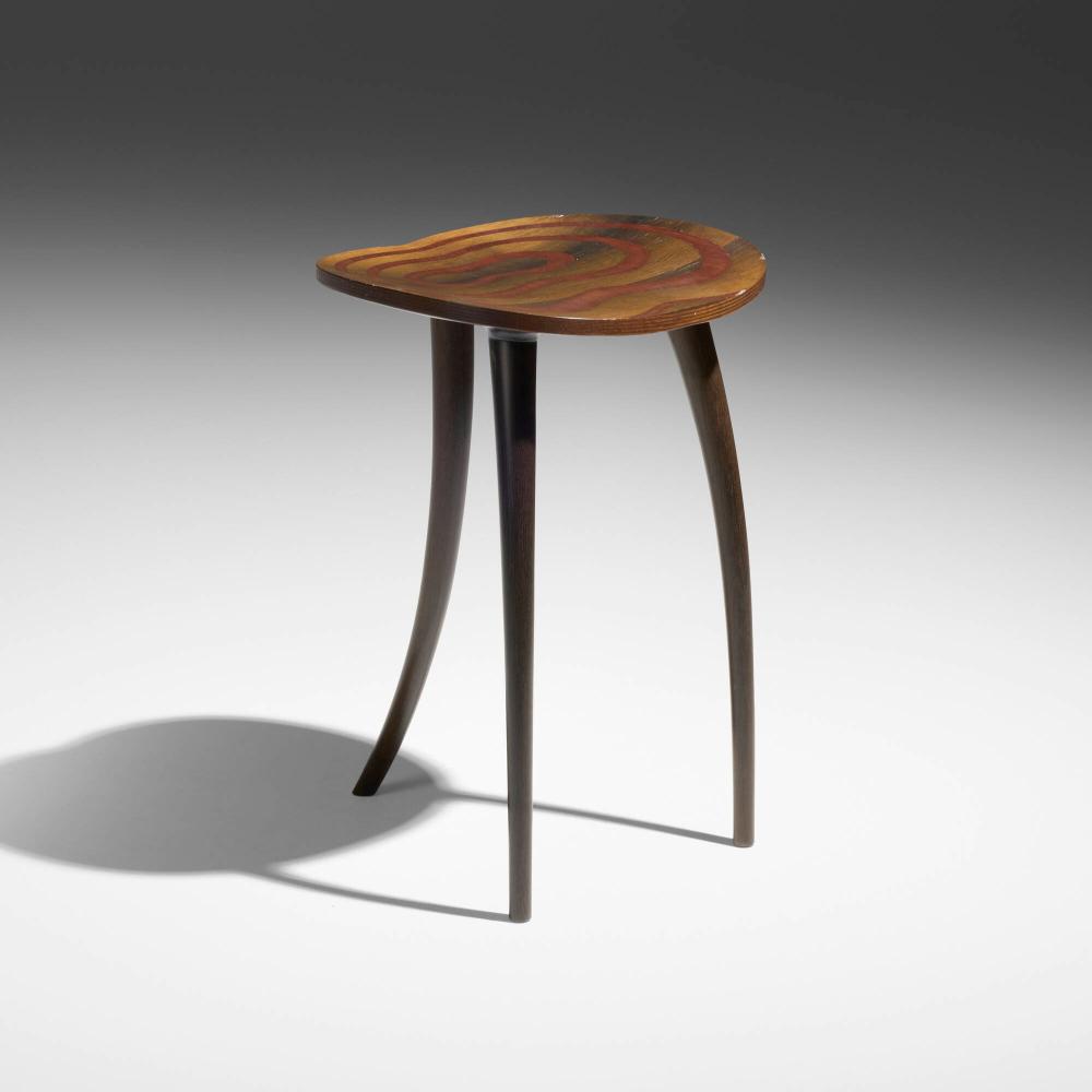 John Makepeace comparable auction result: john makepeace trine stool