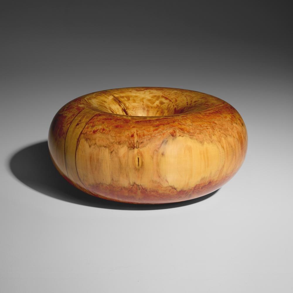 Ed Moulthrop comparable auction result: ed moulthrop rare ashwood maple donut