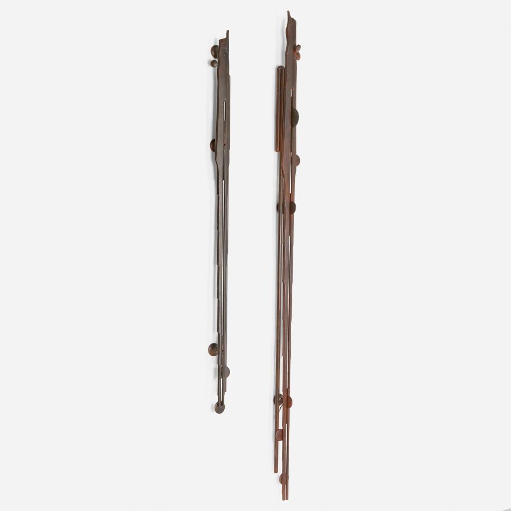 Albert Paley comparable auction result: albert paley door handles for peter joseph s arbitrage firm