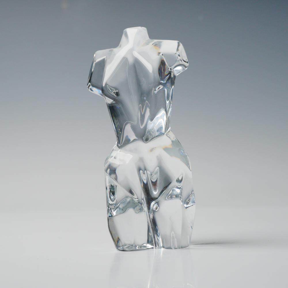 Pedro Ramirez Vazquez comparable auction result: daum france crystal athena torso sculpture by pedro ramirez vazquez