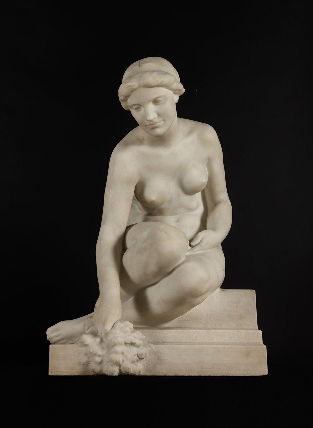 Josep Llimona Bruguera comparable auction result: josep llimona bruguera barcelona 1864 1934 figure c 1925 marble signed