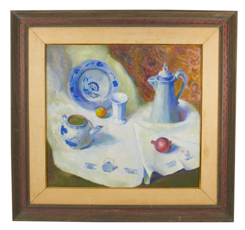 Dorothy van Loan comparable auction result: dorothy van loan still life oil on canvas