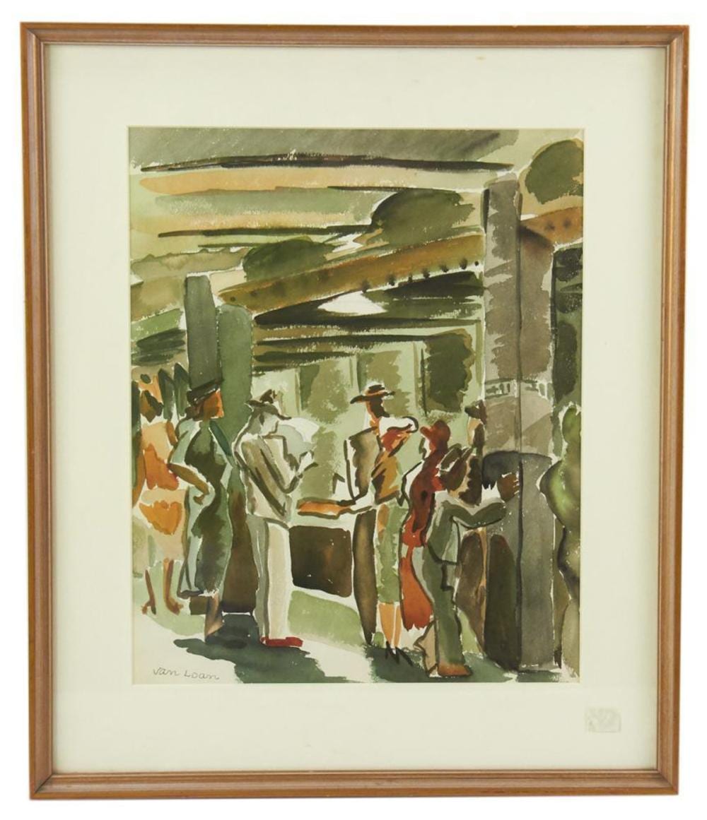 Dorothy van Loan comparable auction result: dorothy van loan subway station broad street pa
