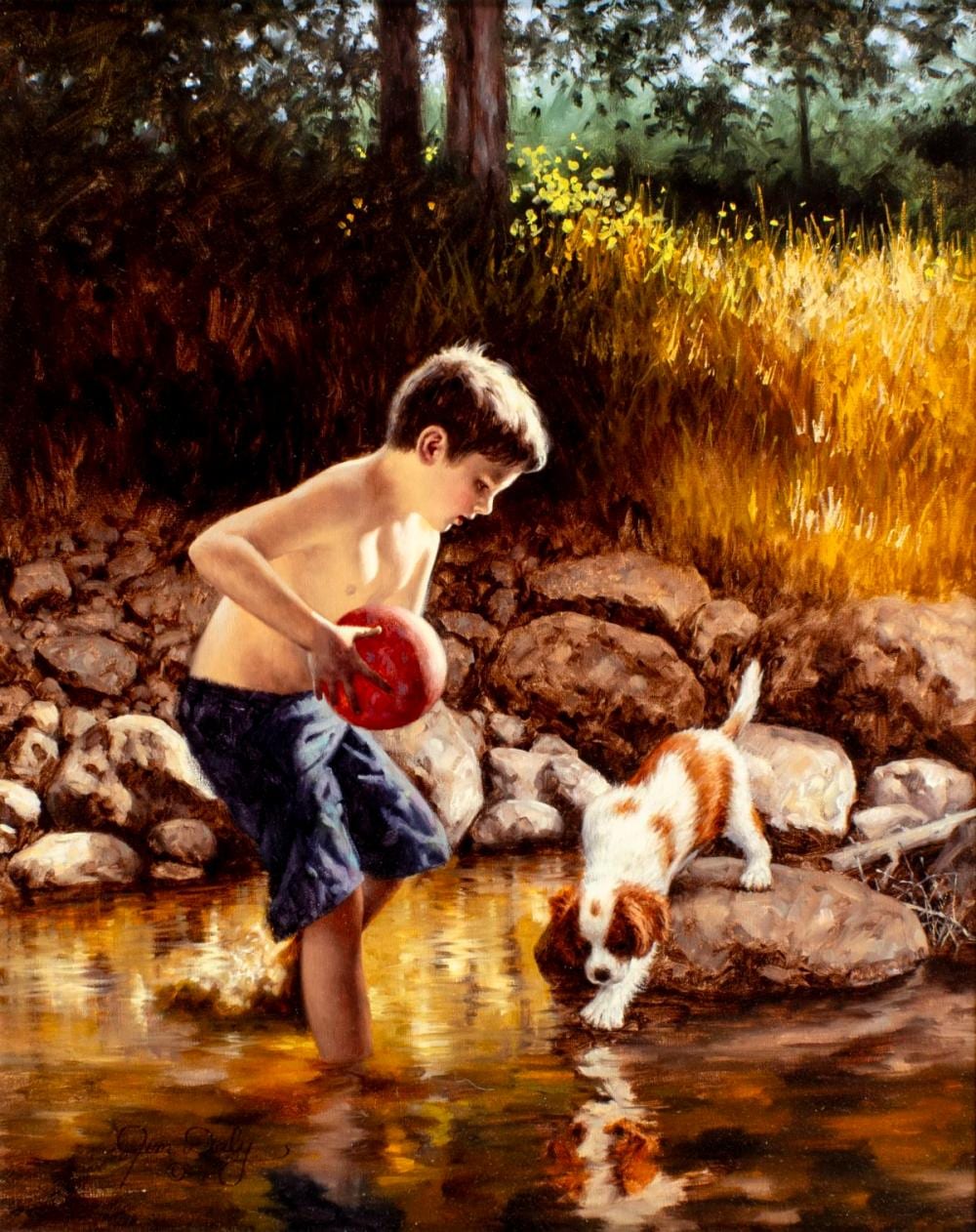 Jim Daly comparable auction result: jim daly oregon 1940 oil painting