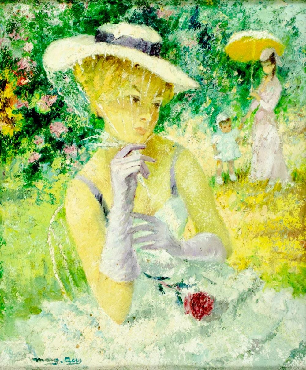 Marguerite Aers comparable auction result: marguerite aers belgium france 1918 1995 oil painting