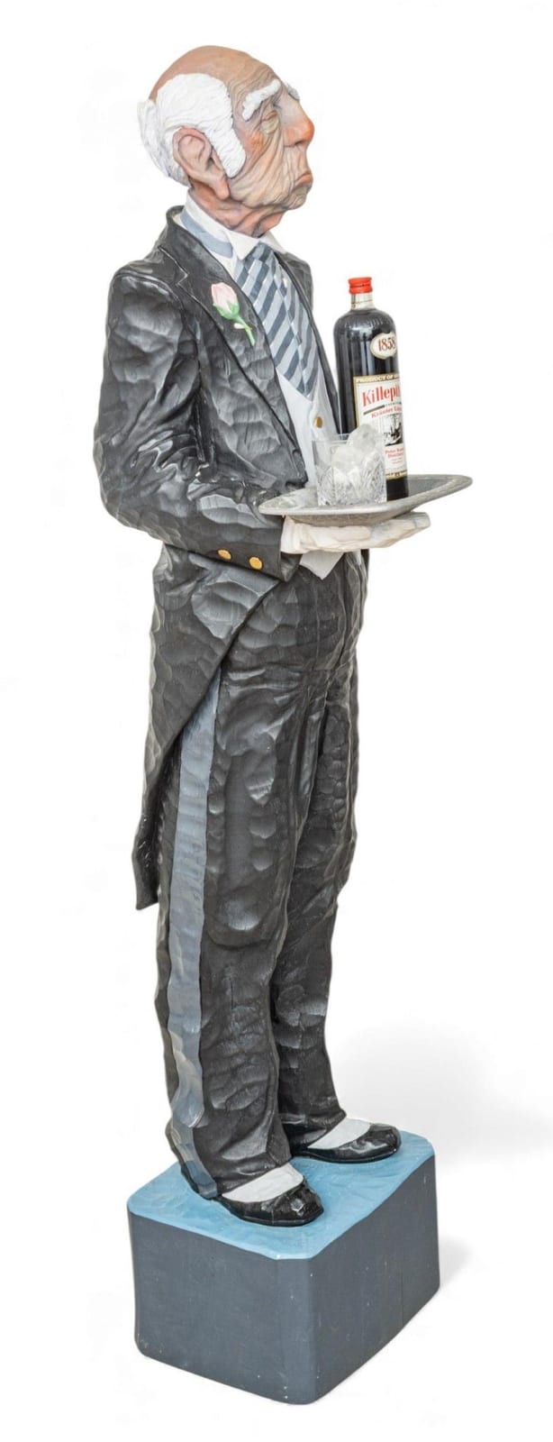 jack dowd american b 1938 painted hydrocal sculpture of a butler 1988 windsor h 67 5 w 15 depth 18 · DuMouchelles · 2026-01-23 Jack Dowd comparable auction result: jack dowd american b 1938 painted hydrocal sculpture of a butler 1988 windsor h 67 5 w 15 depth 18