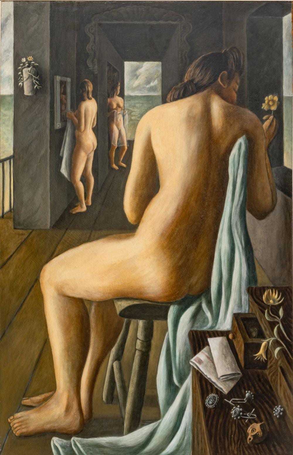 julio de diego spanish american 1900 1979 oil painting nudes h 48 w 31 frame size h 56 w 39 75 · DuMouchelles · 2026-01-23 Julio De Diego comparable auction result: julio de diego spanish american 1900 1979 oil painting nudes h 48 w 31 frame size h 56 w 39 75