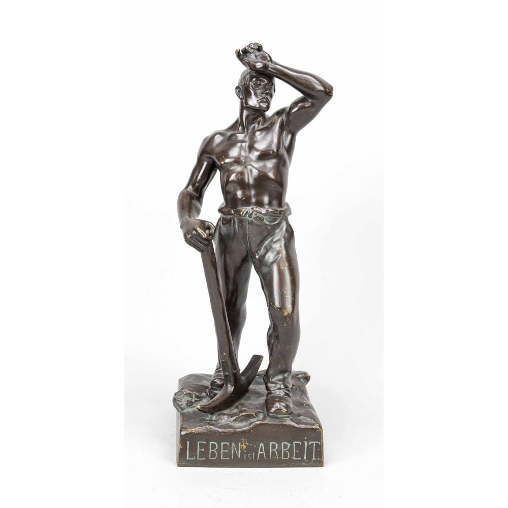 Rudolf Küchler comparable auction result: rudolf k chler 1867 1954 miner patinated