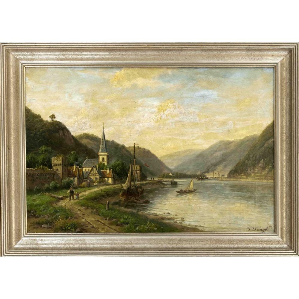 Johannes Glückert comparable auction result: johannes gl ckert 1868 ca 1921 village