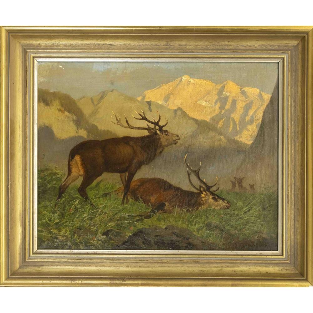 Carl Friedrich Deiker comparable auction result: carl friedrich deiker 1836 1892 red dee